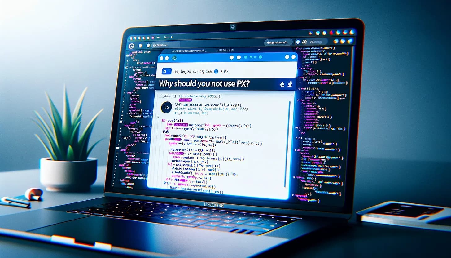 Why Should You Not Use px?